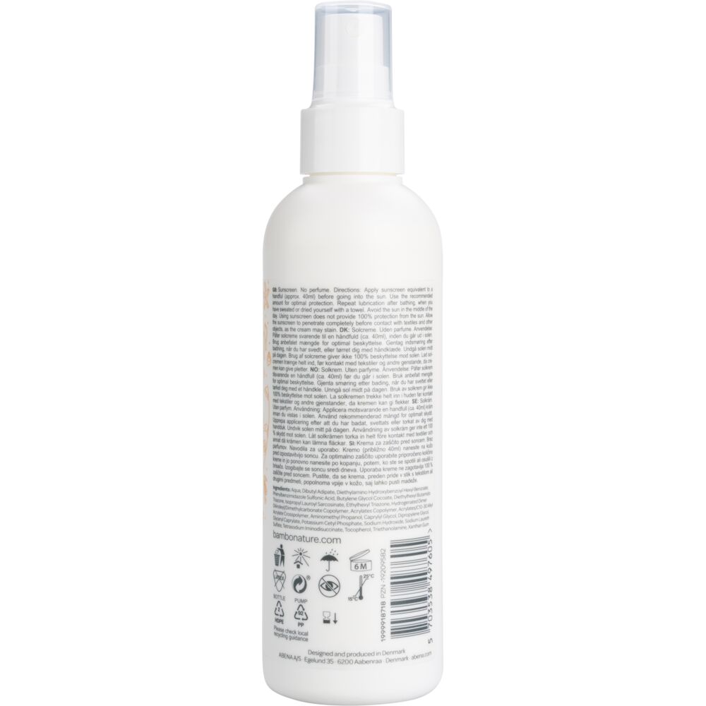 Solspray, Bambo Nature, 200 ml, SPF30